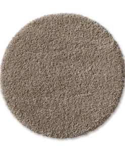 Tapis rond poils longs - Shaggy Prime beige - overzicht