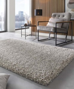 Tapis de couloir poils longs - Shaggy Prime blanc/argent - sfeer