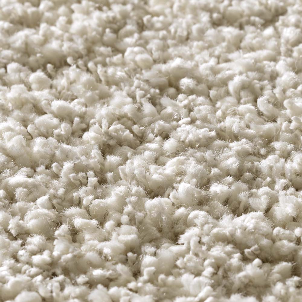 Tapis poils longs carré - Shaggy Prime crème - close up Tapis poils longs carré - Shaggy Prime crème - close up