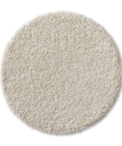 Tapis rond poils longs - Shaggy Prime crème - overzicht