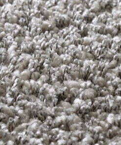 Tapis rond poils longs - Shaggy Prime argent - close up, thumbnail Tapis rond poils longs - Shaggy Prime argent - close up, thumbnail