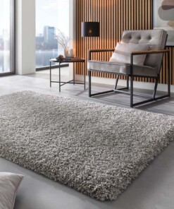 Tapis poils longs carré - Shaggy Prime argent - sfeer