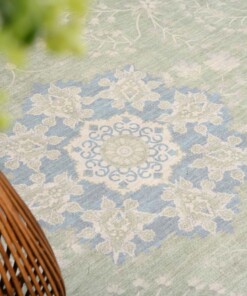 Tapis extérieur vintage - Valenca Luna vert sauge Tapis extérieur vintage - Valenca Luna vert sauge