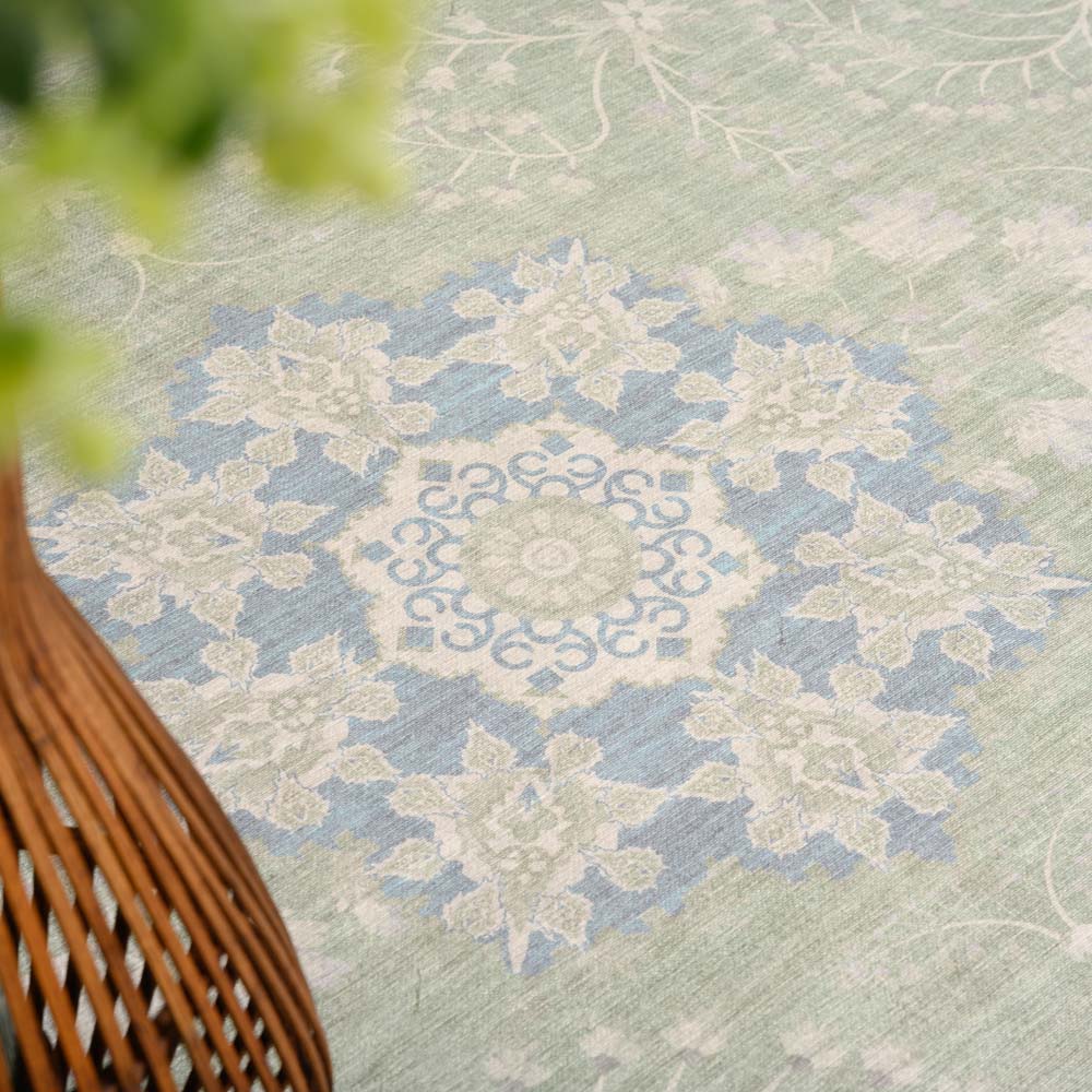 Tapis extérieur vintage - Valenca Luna vert sauge Tapis extérieur vintage - Valenca Luna vert sauge