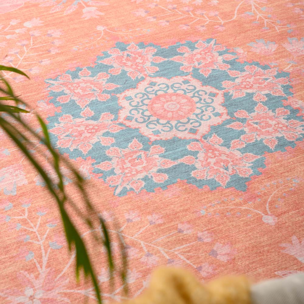 Tapis extérieur vintage - Valenca Luna terra/rose Tapis extérieur vintage - Valenca Luna terra/rose