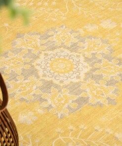 Tapis extérieur vintage - Valenca Luna jaune Tapis extérieur vintage - Valenca Luna jaune