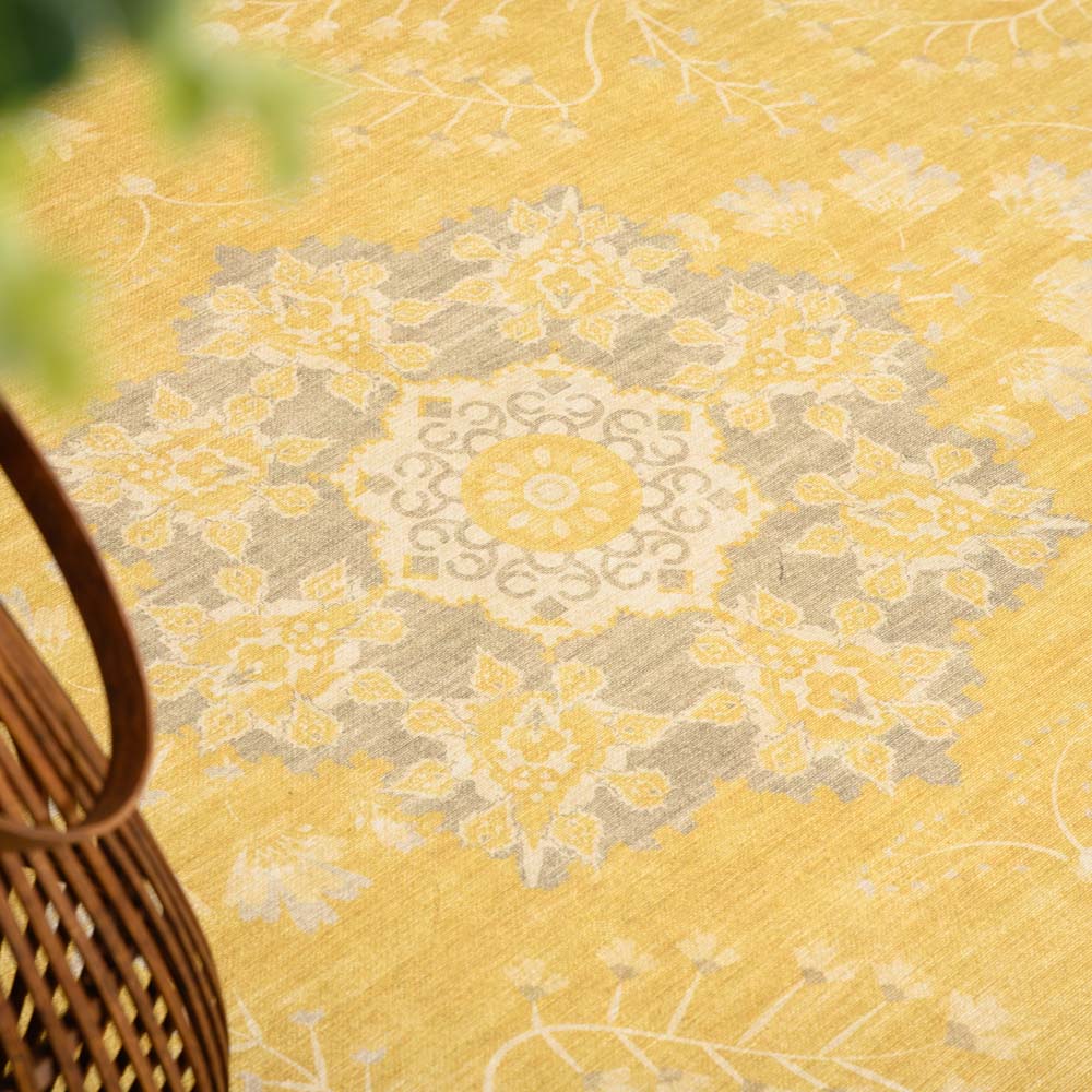 Tapis extérieur vintage - Valenca Luna jaune Tapis extérieur vintage - Valenca Luna jaune