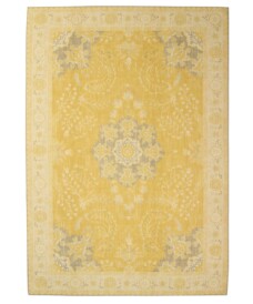 Tapis extérieur vintage - Valenca Luna jaune - overzicht, thumbnail