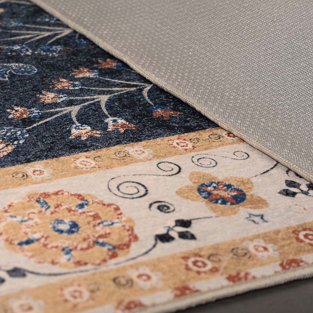 Tapis extérieur vintage - Valenca Sera bleu foncé Tapis extérieur vintage - Valenca Sera bleu foncé