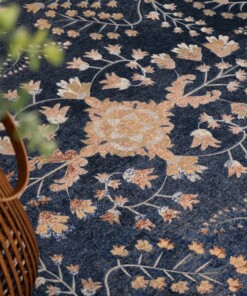 Tapis extérieur vintage - Valenca Sera bleu foncé Tapis extérieur vintage - Valenca Sera bleu foncé