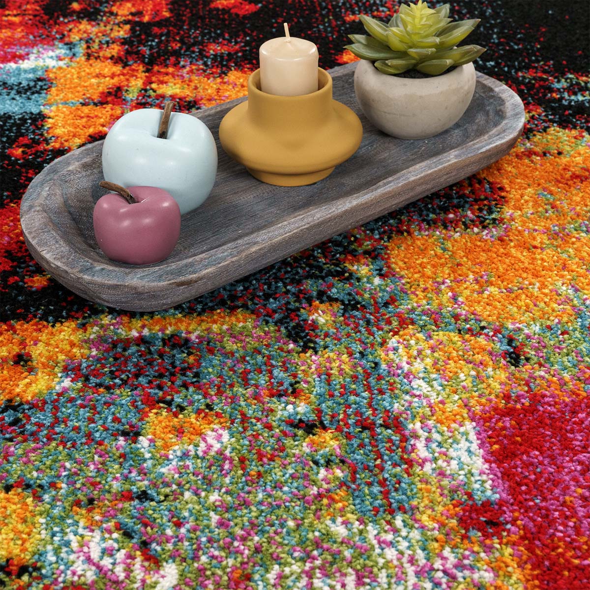 Tapis moderne - Sanah multi - close up Tapis moderne - Sanah multi - close up