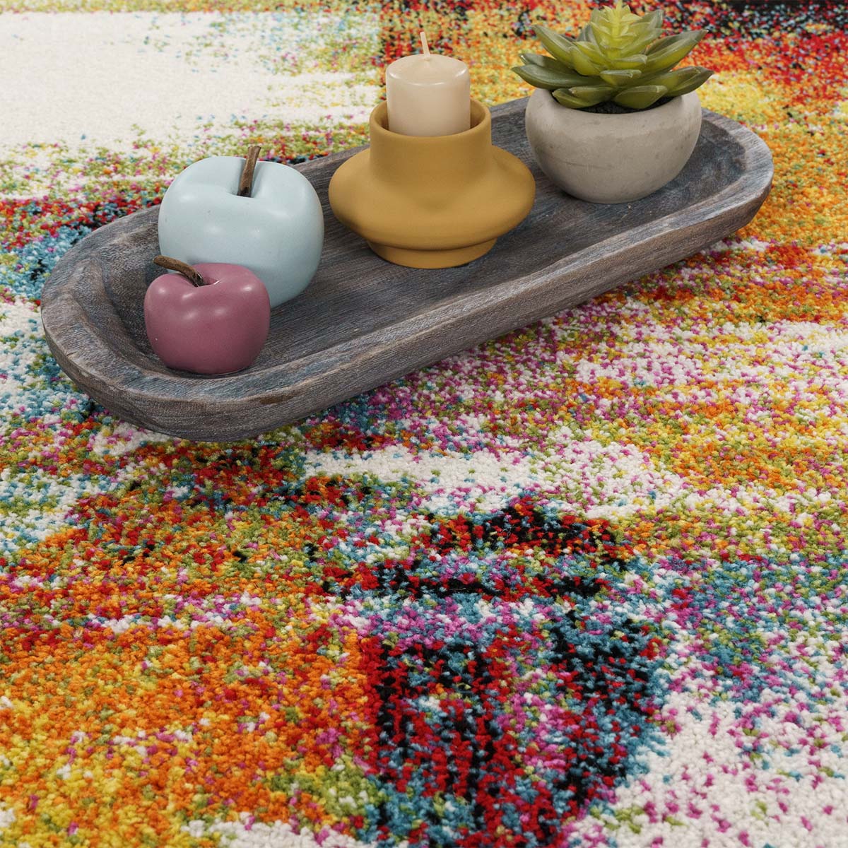 Tapis moderne - Shae multi - close up Tapis moderne - Shae multi - close up