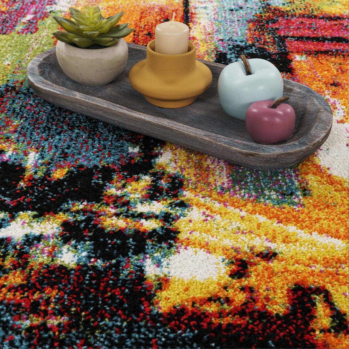 Tapis moderne - Ryo multi - close up Tapis moderne - Ryo multi - close up