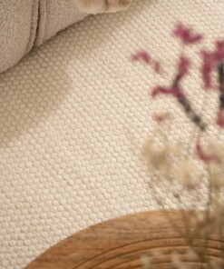 Tapis laine carré - Ulstein blanc Tapis laine carré - Ulstein blanc