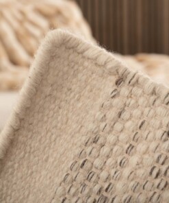 Tapis laine carré - Ulstein blanc/gris Tapis laine carré - Ulstein blanc/gris