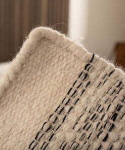 Tapis en laine - Ulstein blanc/noir