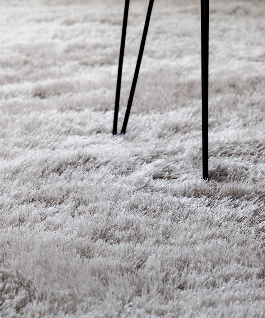 tapis shaggy close up