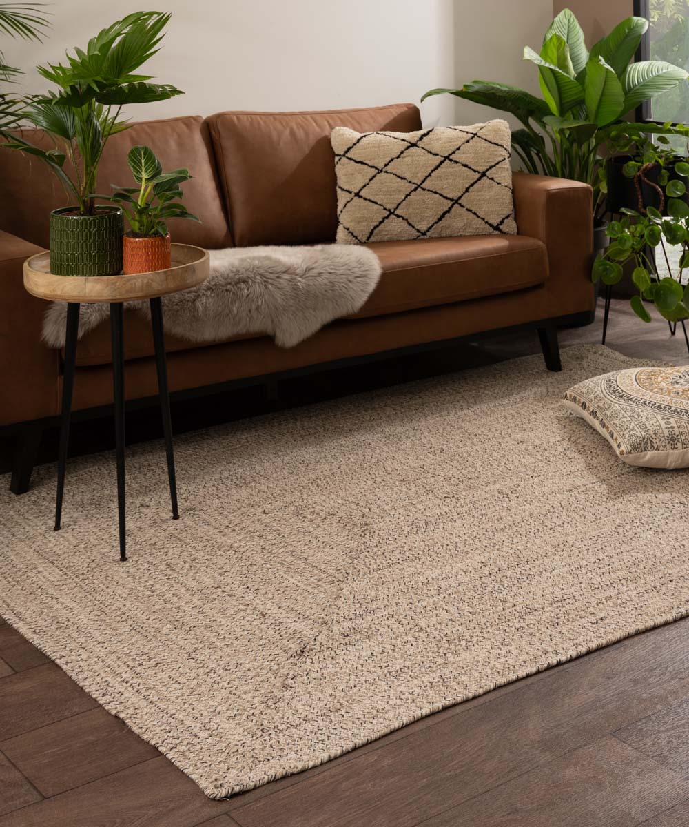 Tapis coton - Joy beige/blanc Tapis coton - Joy beige/blanc