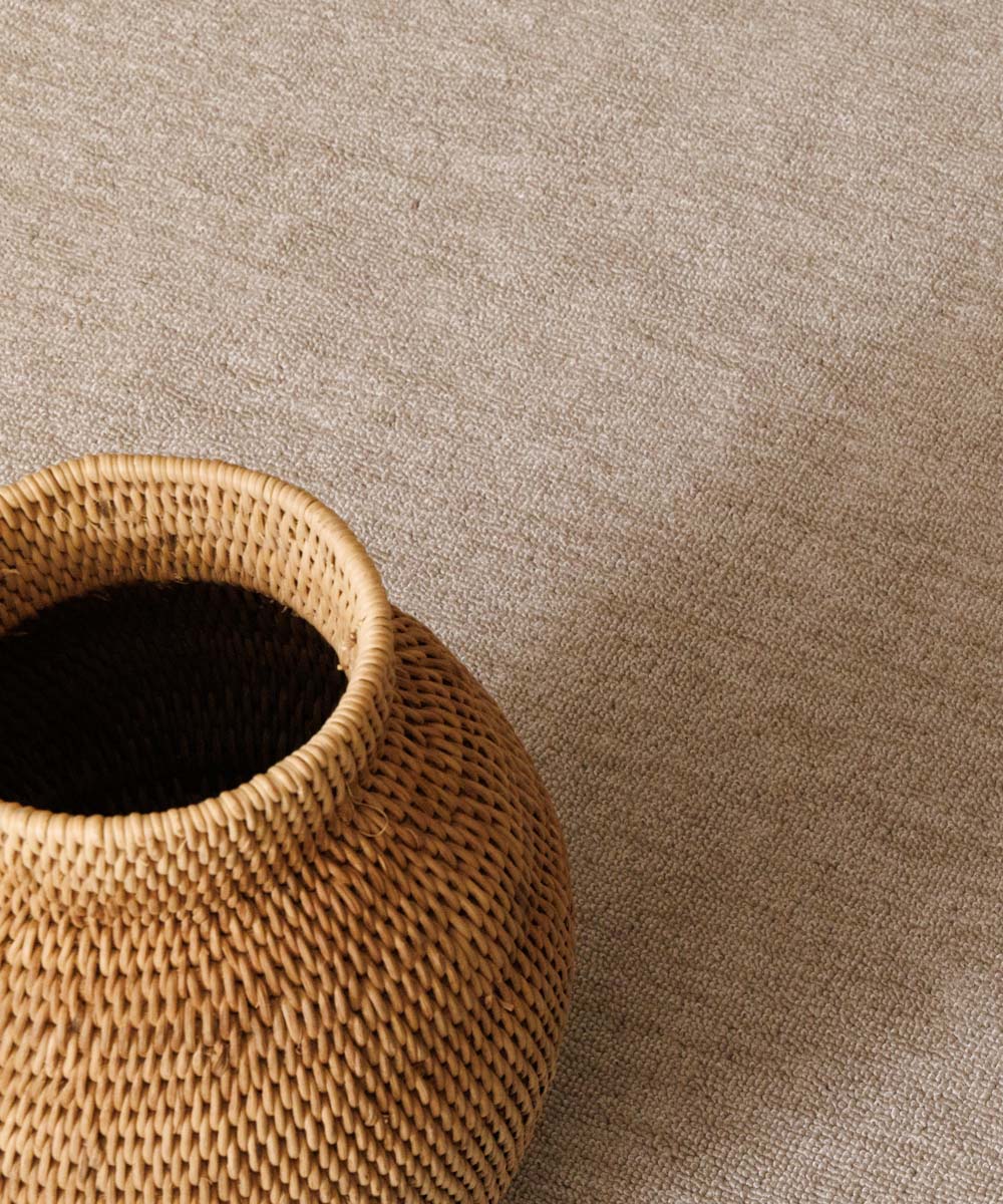 Tapis bouclé Rond Lush - Crème Tapis bouclé Rond Lush - Crème