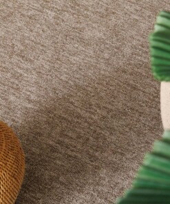 Tapis bouclé Rond Lush - taupe