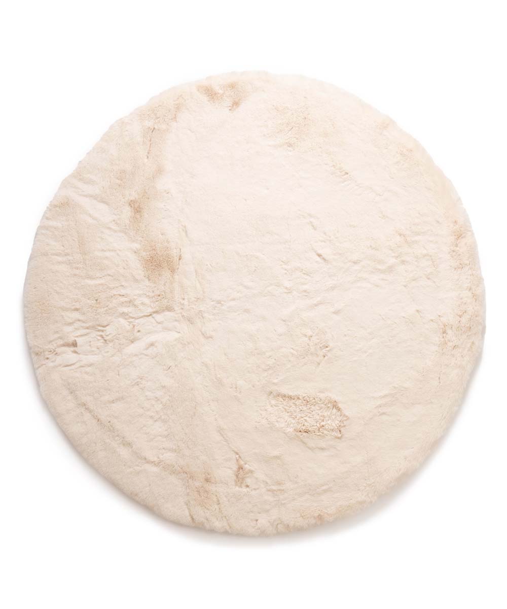 Tapis rond doux - Comfy Deluxe crème - overzicht Tapis rond doux - Comfy Deluxe crème - overzicht