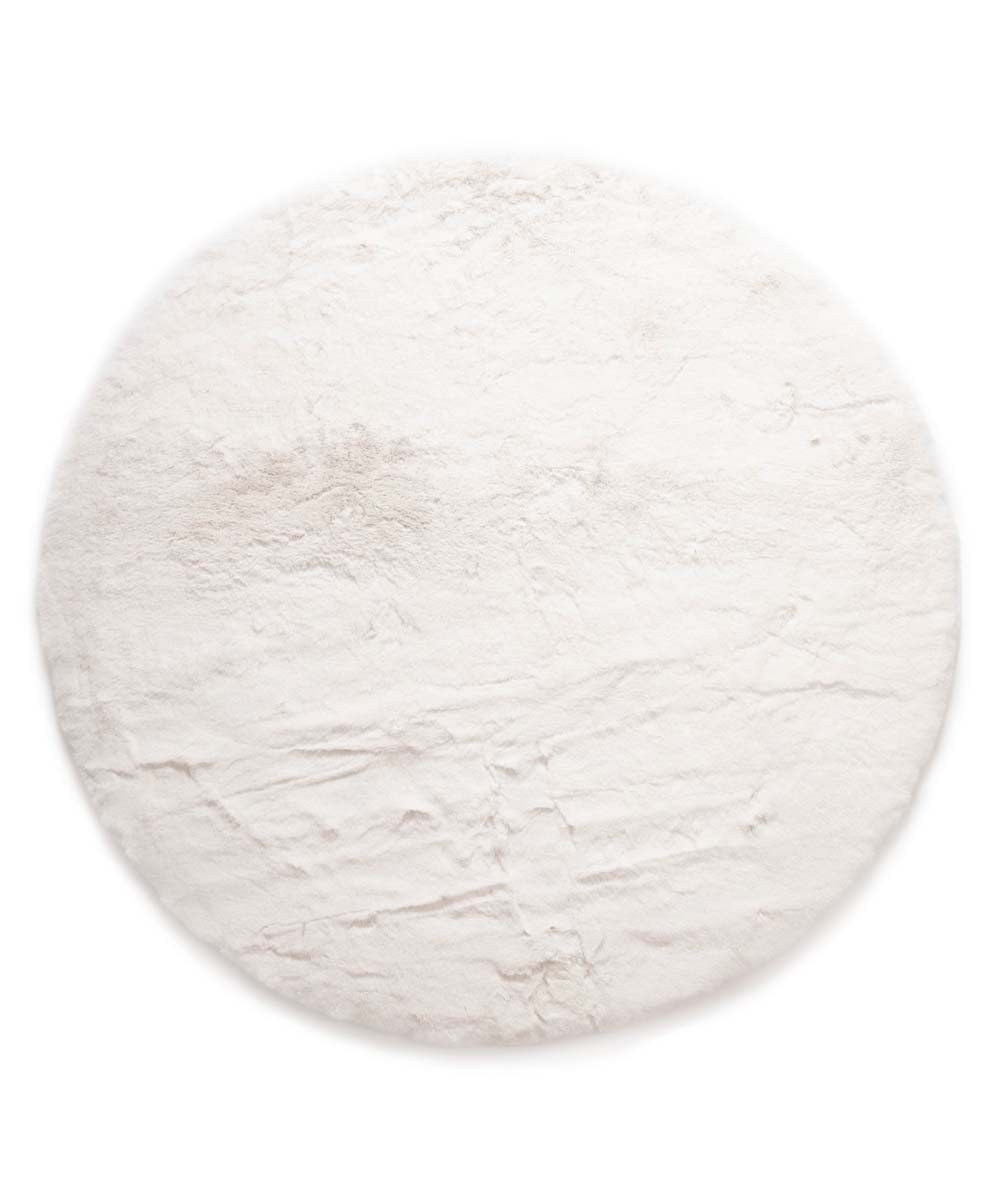 Tapis rond doux - Comfy Deluxe blanc - overzicht Tapis rond doux - Comfy Deluxe blanc - overzicht