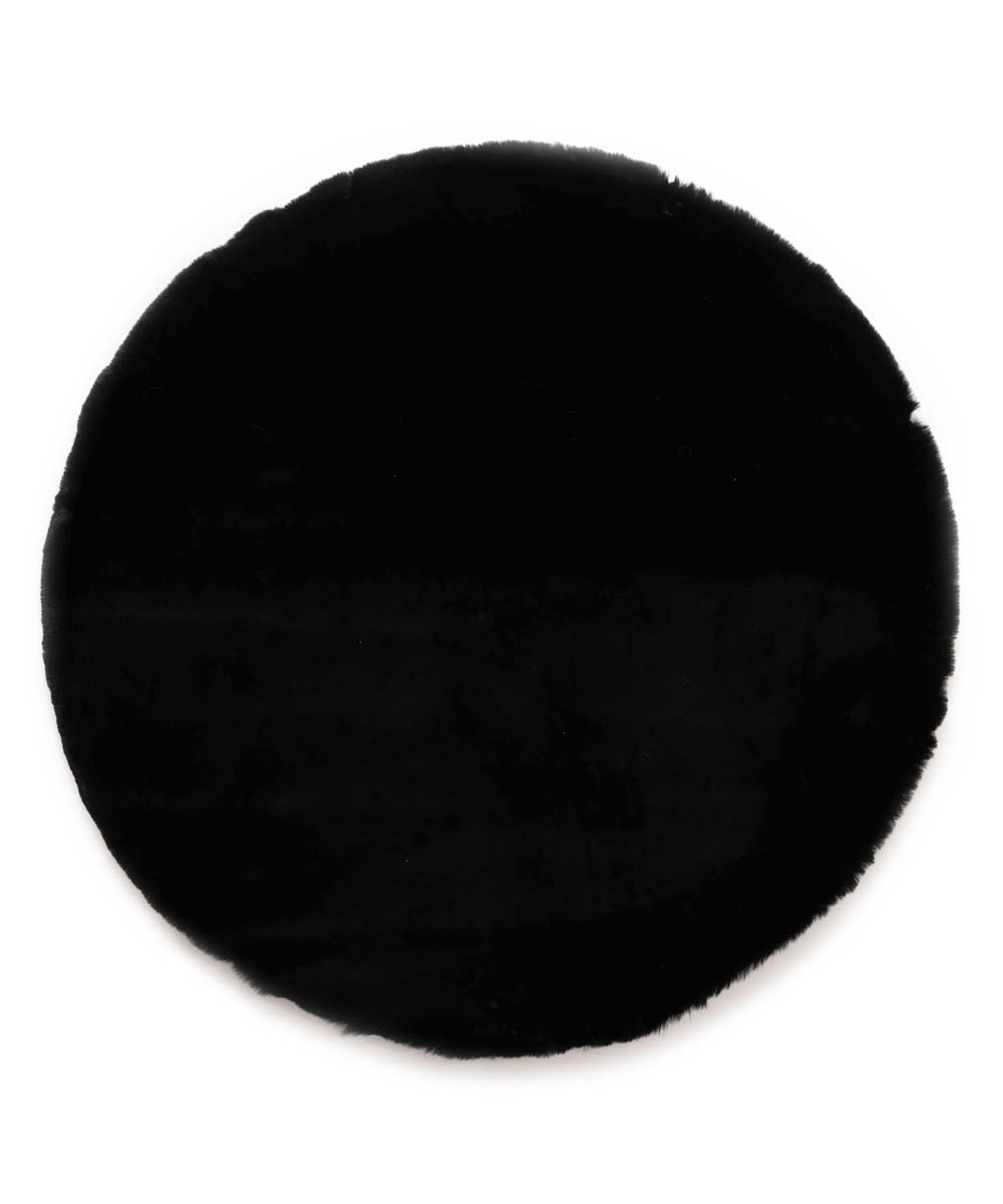 Tapis rond doux - Comfy Deluxe noir - overzicht Tapis rond doux - Comfy Deluxe noir - overzicht