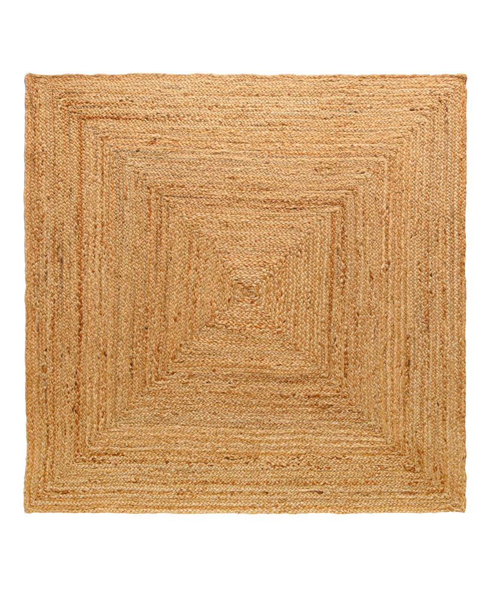 Tapis Carré en jute Boho & me - naturel - overzicht Tapis Carré en jute Boho & me - naturel - overzicht