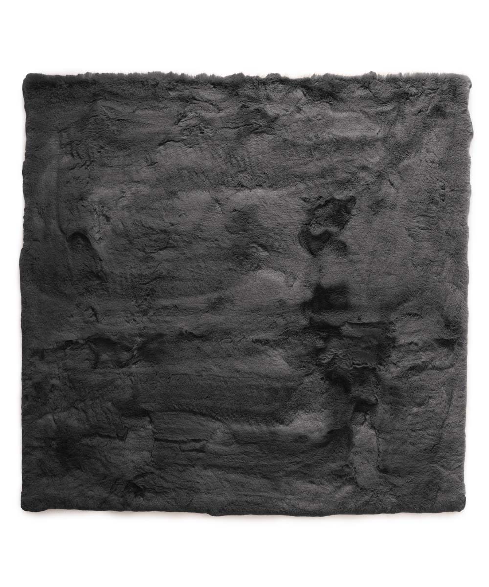 Tapis doux carré - Comfy Deluxe gris foncé - overzicht Tapis doux carré - Comfy Deluxe gris foncé - overzicht