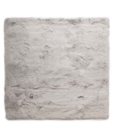 Tapis doux carré - Comfy Deluxe gris clair - overzicht, thumbnail