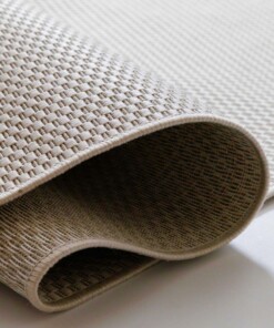 Tapis extérieur balcon - Aurora blanc - close up