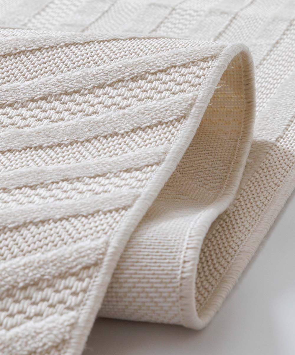 Tapis de balcon - Elvora Arch crème - close up Tapis de balcon - Elvora Arch crème - close up