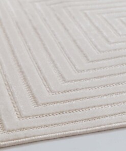 Tapis de balcon - Elvora Frame crème - close up