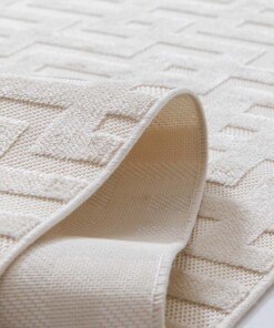 Tapis de balcon - Elvora Grid crème - close up, thumbnail Tapis de balcon - Elvora Grid crème - close up, thumbnail