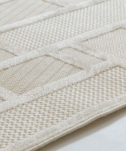 Tapis de balcon - Elvora Mosaic crème - close up