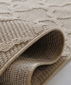 Tapis de balcon - Trellis Retreat beige - close up, thumbnail