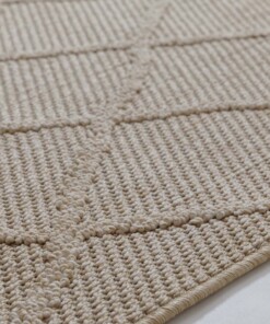 Tapis de balcon losange - Retreat beige - close up
