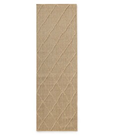 Tapis de balcon losange - Retreat beige - overzicht, thumbnail