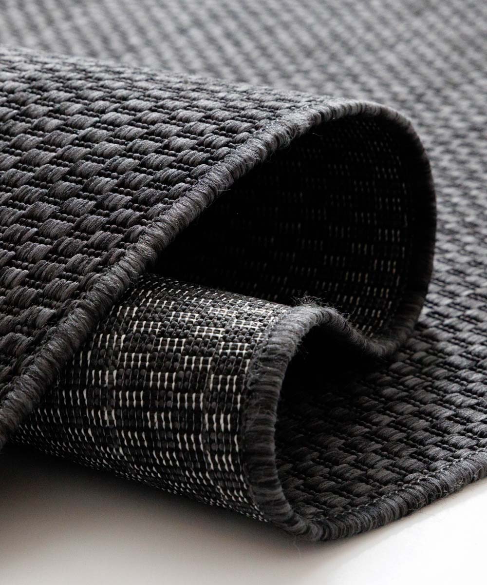 Tapis extérieur balcon - Aurora anthracite - close up Tapis extérieur balcon - Aurora anthracite - close up