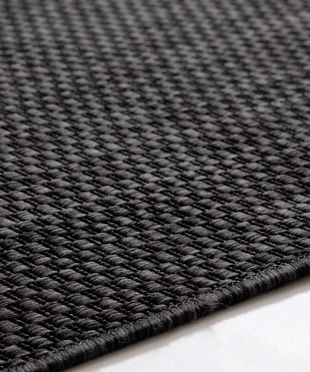 Tapis extérieur balcon - Aurora anthracite - close up Tapis extérieur balcon - Aurora anthracite - close up
