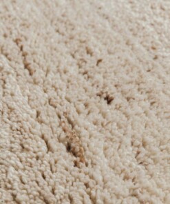 Tapis berbère rond - Nomad beige - close up