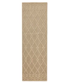 Tapis d'extérieur bohème - Retreat losange beige - overzicht, thumbnail