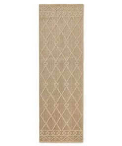 Tapis d'extérieur bohème - Retreat losange beige - overzicht Tapis d'extérieur bohème - Retreat losange beige - overzicht