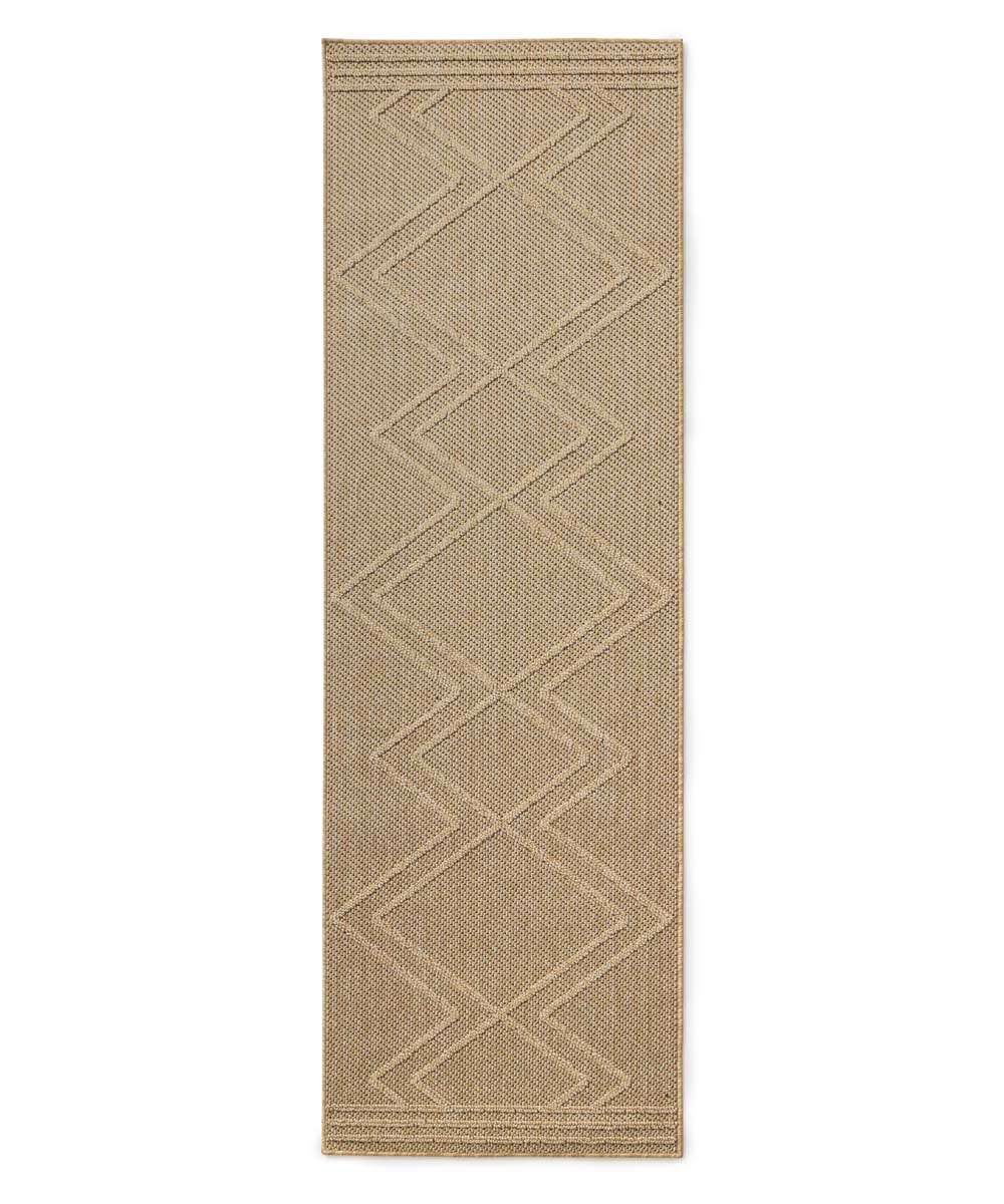 Tapis de balcon bohème - Retreat beige - overzicht Tapis de balcon bohème - Retreat beige - overzicht