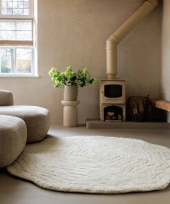 Tapis tronc d'arbre - Isdal ivoire - sfeer