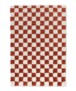 Tapis damier - Check ivoire/corail - overzicht, thumbnail