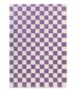Tapis damier - Check ivoire/lilas - overzicht, thumbnail