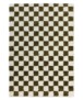 Tapis damier - Check ivoire/vert olive - overzicht, thumbnail