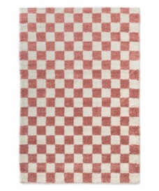 Tapis damier - Check ivoire/rose - overzicht, thumbnail