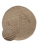 Tapis rond design - Balans Dual beige - overzicht, thumbnail